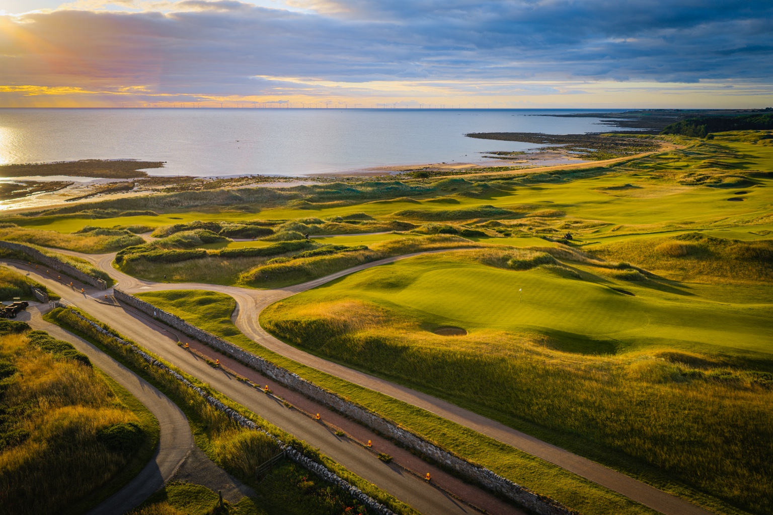 Kingsbarns Golf Club photographed by AirTog