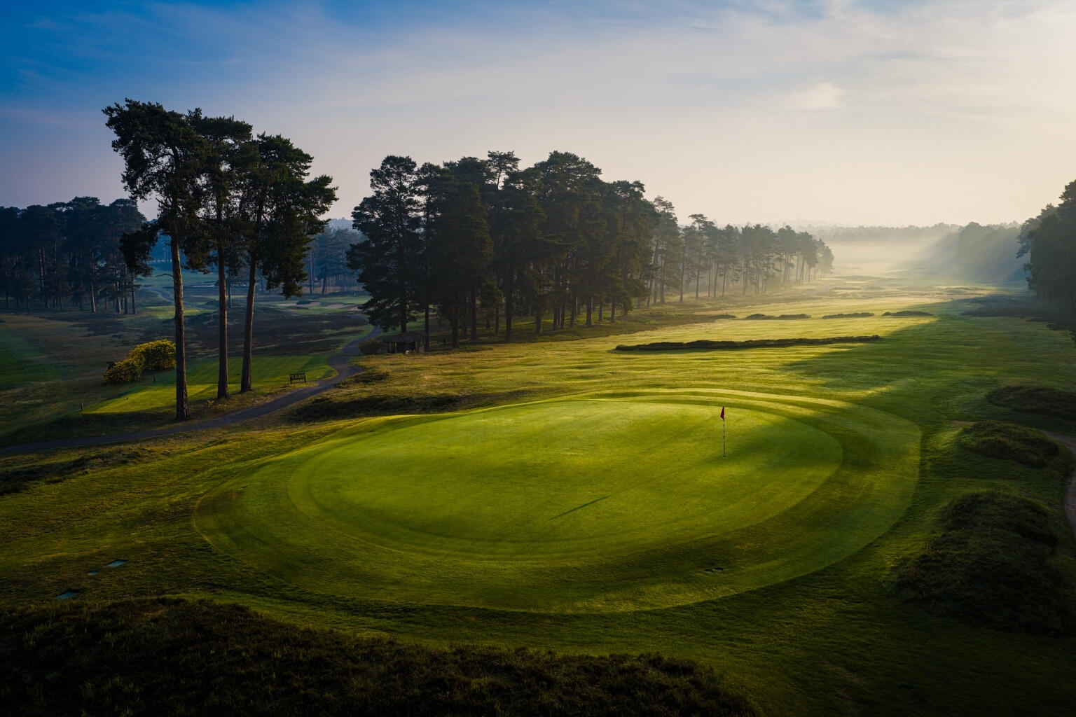 Swinley Forest Golf Club photographed by AirTog
